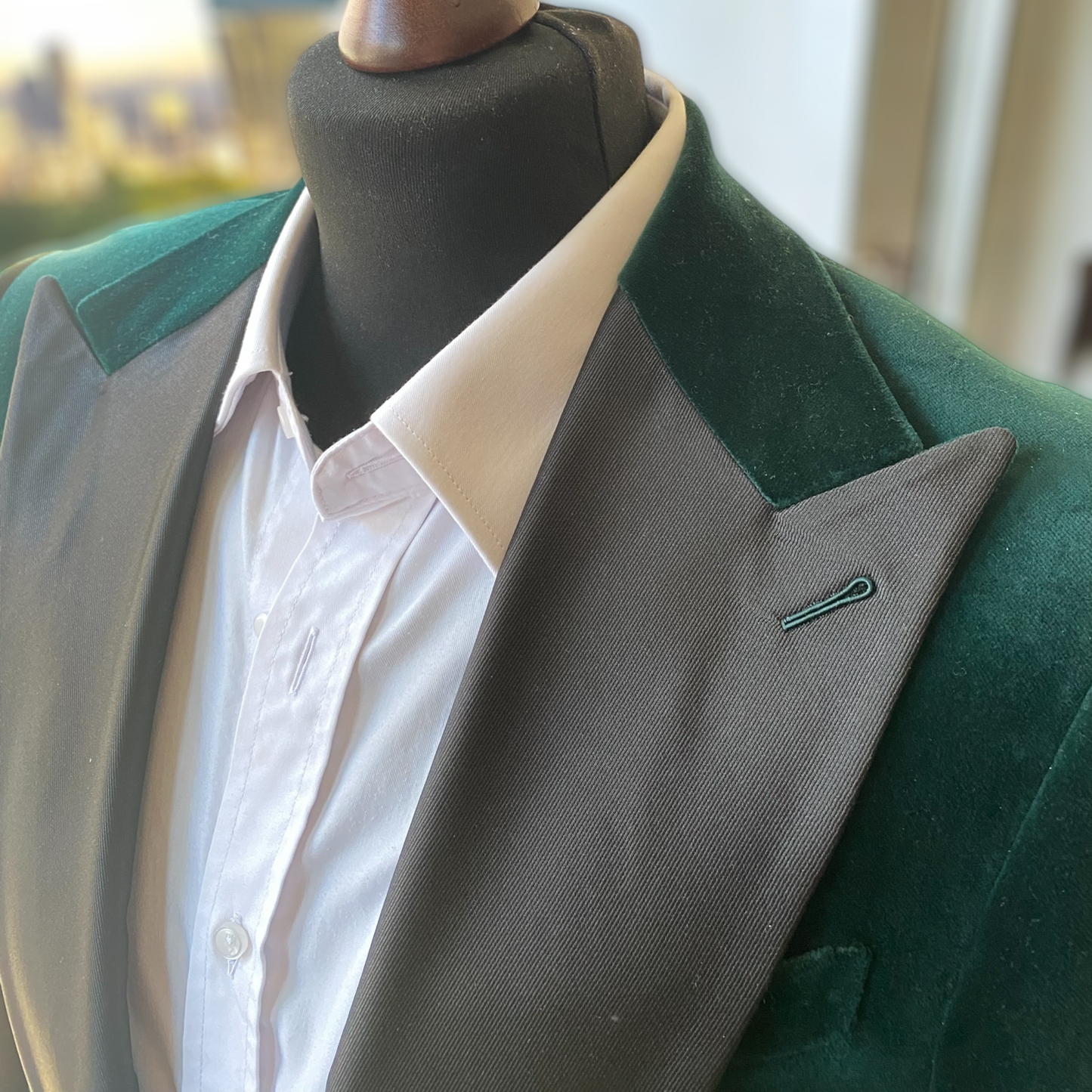 Kingsman Emerald Velvet Jacket