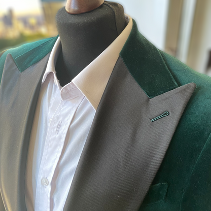 Kingsman Emerald Velvet Jacket
