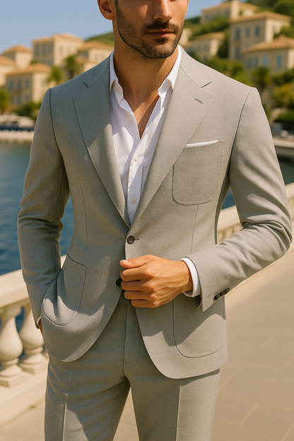 Monte Carlo Light Grey Suit